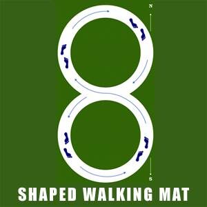 8 SHAPED WALKING EXERCISE MAT for weight loss costs 4500 rs.