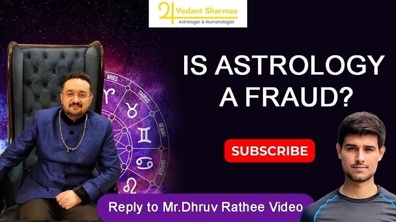 Is Astrology Fraud ? | Reply To @dhruvrathee Video On Astrology By Vedant Sharmaa Astrologer 2023